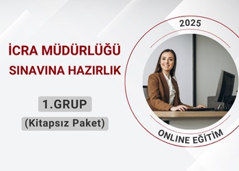 İcra Müdür ve Müdür Yardımcılığı Sınavına Hazırlık 1.GRUP (Kitapsız Paket)